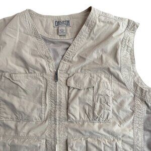 DULUTH TRADING CO Mens XL Cotton Nylon Utility‎ Fishing Hunting Work Cargo Vest